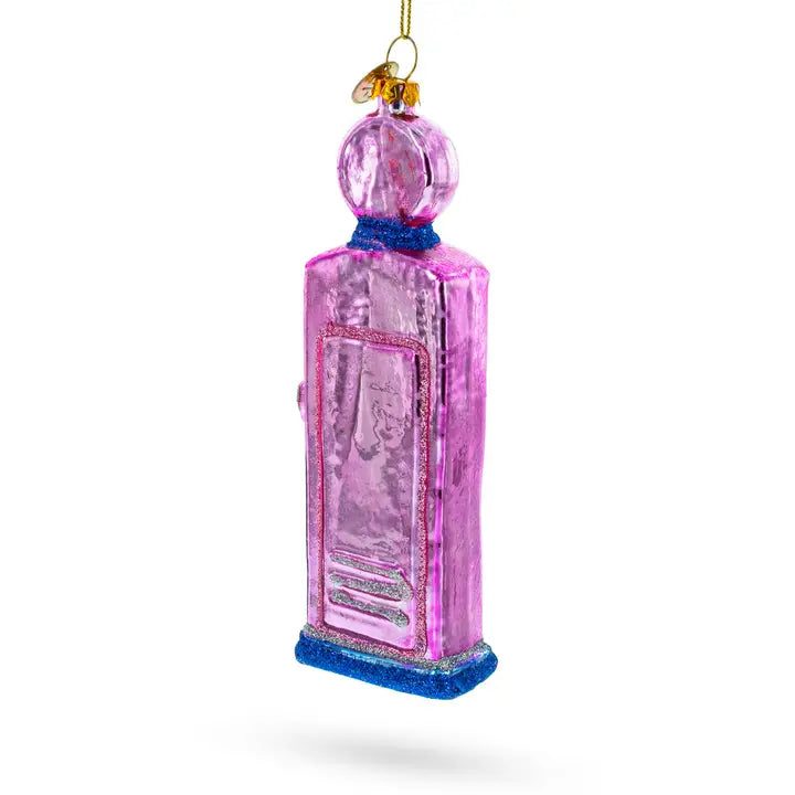 Gas Pump - Blown Glass Christmas Ornament