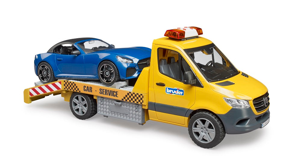 MB Sprinter Tow Truck w/ Bruder Roaster, Light & Sound Module