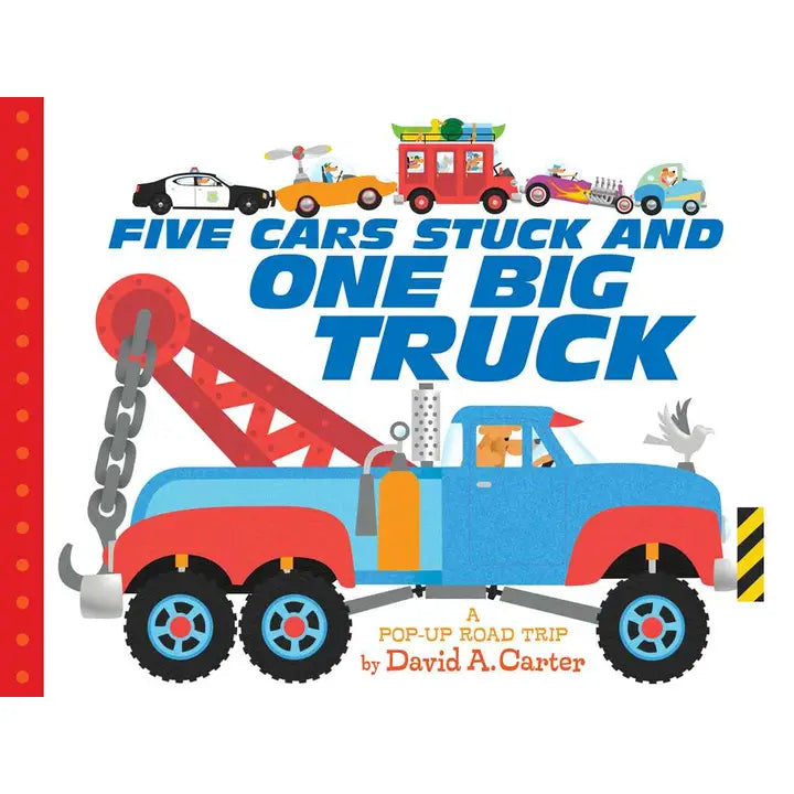 Five Cars Stuck And One Big Truck Kids Book