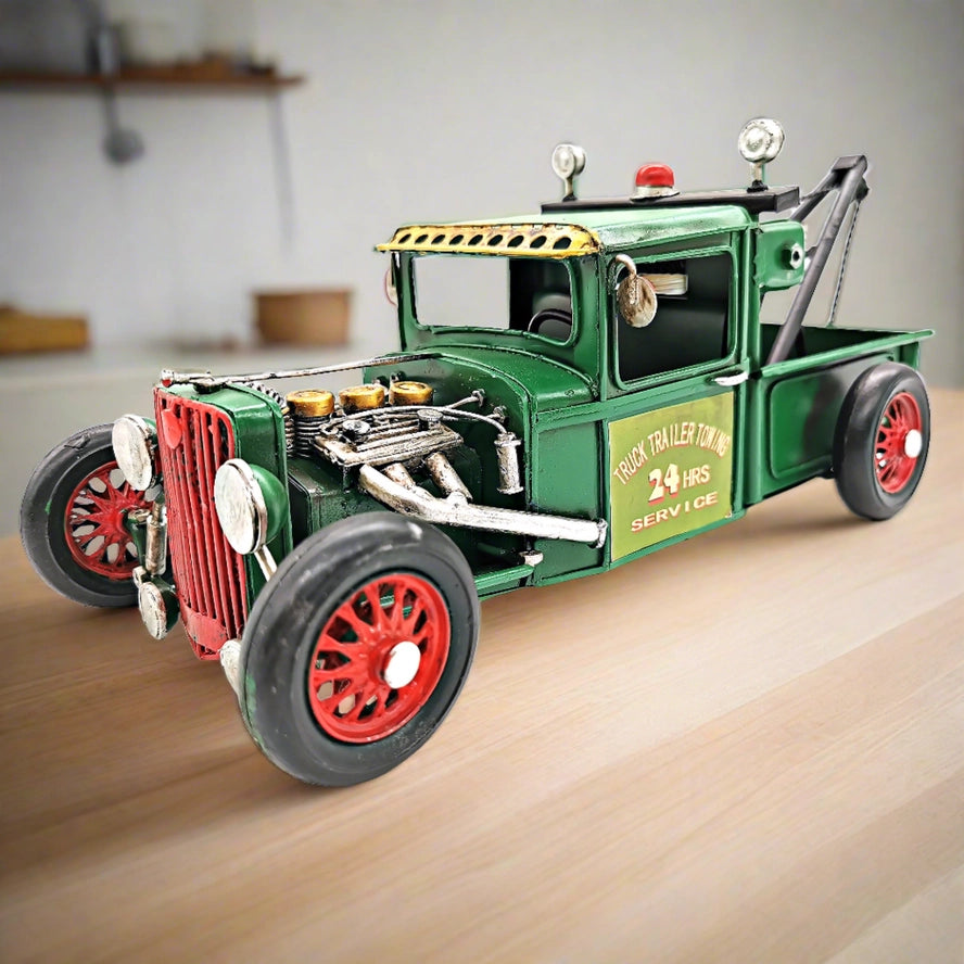 Rat Rod Metal Tow Truck
