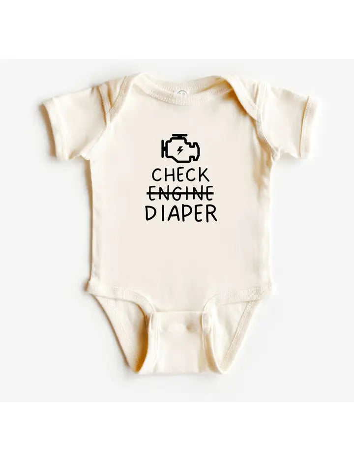 Check Engine Baby Bodysuit