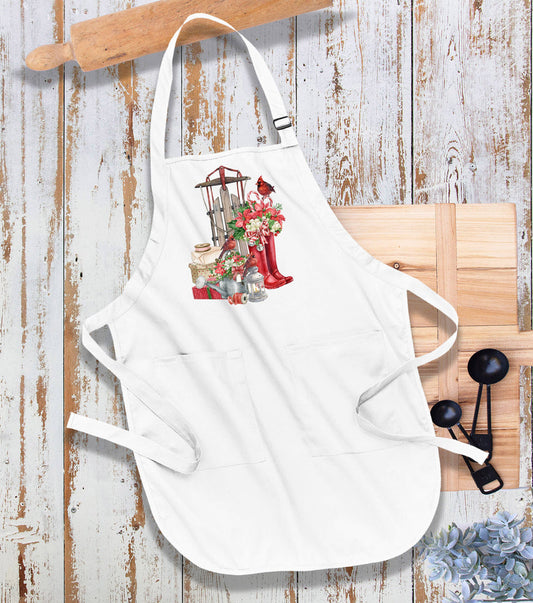 Apron, Christmas Sleigh