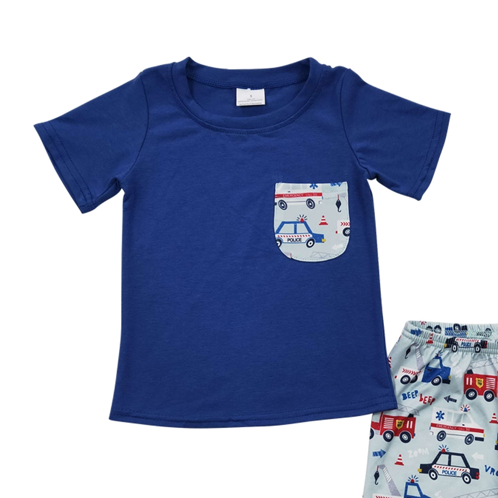 Boys Trucks Shirt & Shorts