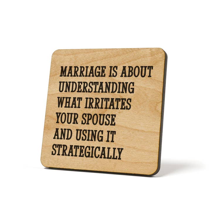 Wooden Quote Coasters