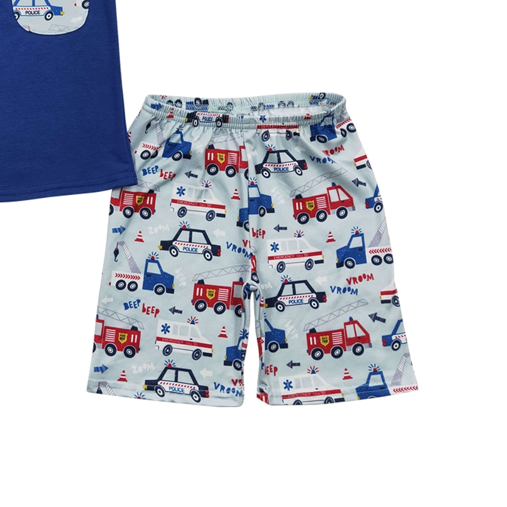 Boys Trucks Shirt & Shorts