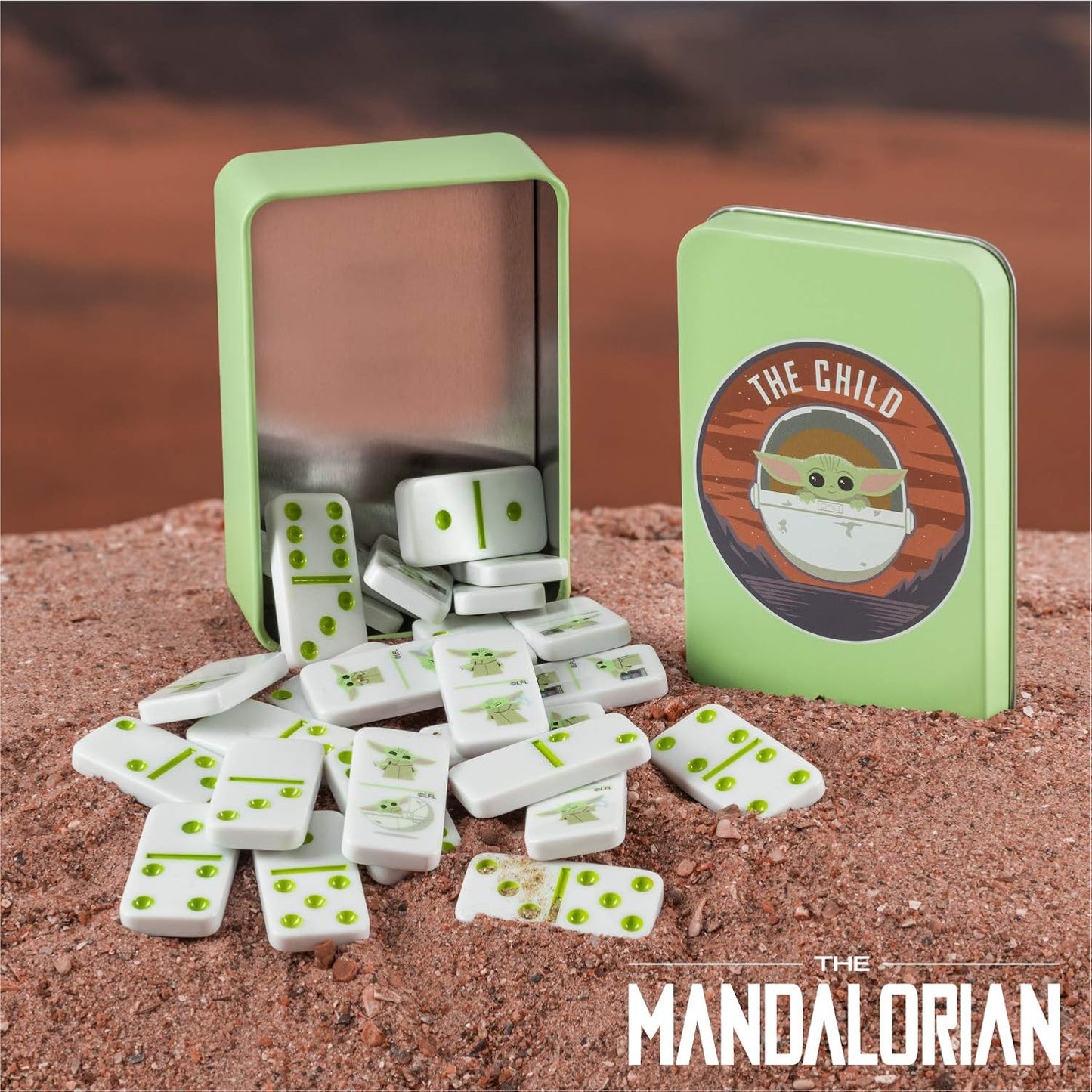 The Child Baby Yoda Dominoes - Set of 28 The Mandalorian Dominoes
