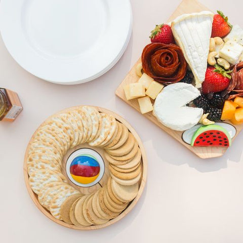 Nora Fleming Maple Cracker Tray Round
