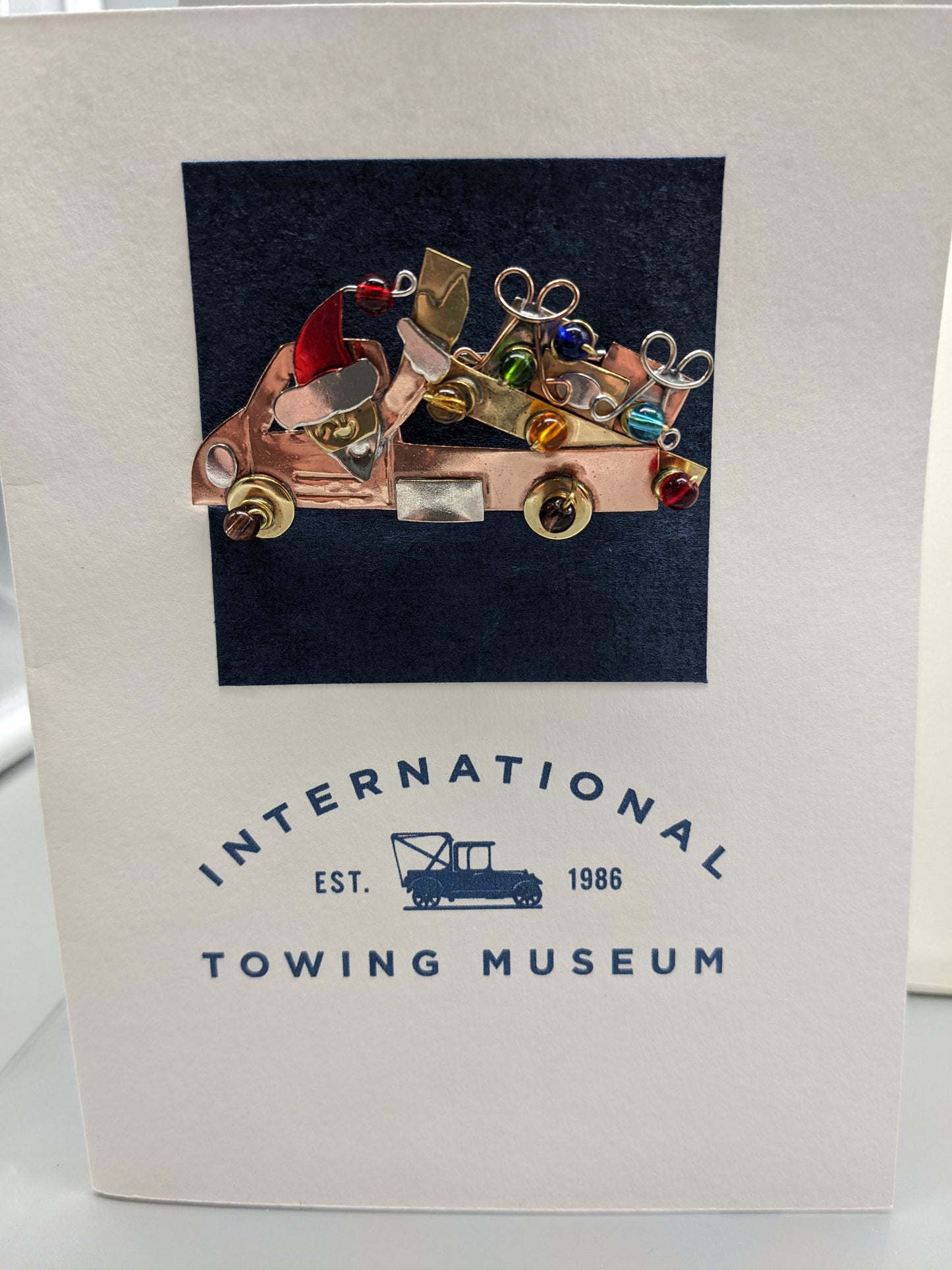Copper Tow Truck Pin