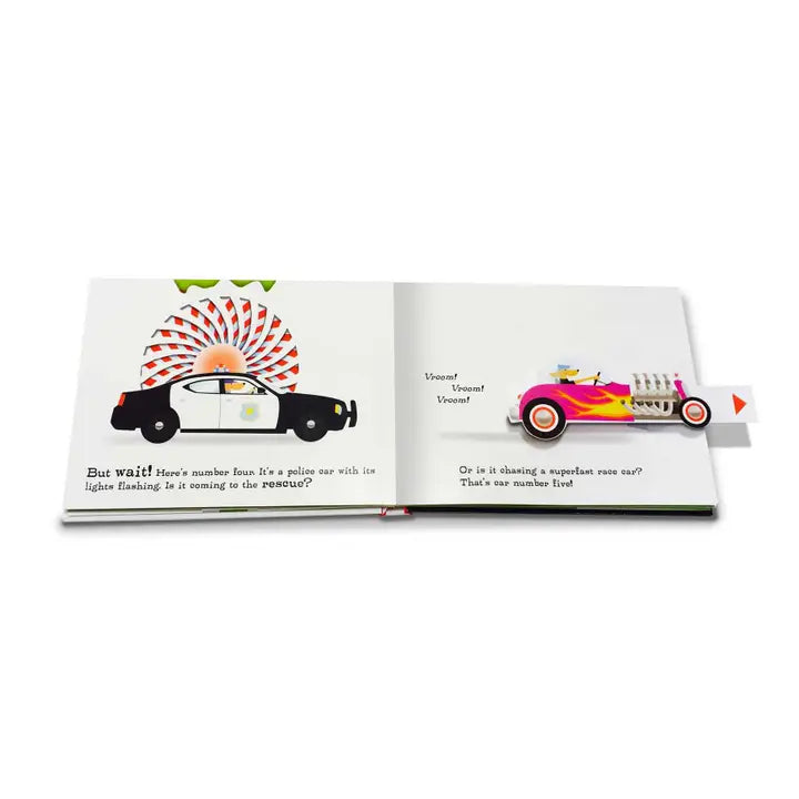 Five Cars Stuck And One Big Truck Kids Book