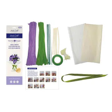 Chenille Kit: Purple Lily