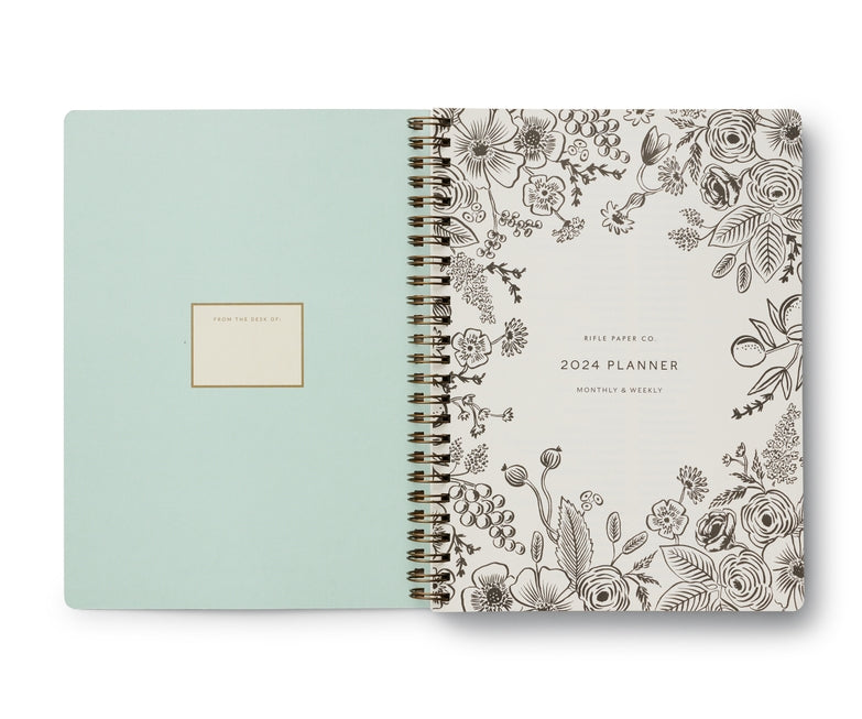 2024 Rifle Paper Spiral Planner