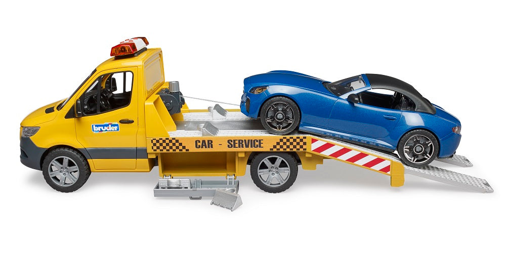 MB Sprinter Tow Truck w/ Bruder Roaster, Light & Sound Module