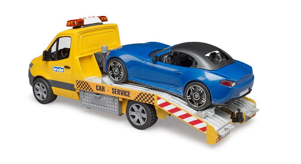 MB Sprinter Tow Truck w/ Bruder Roaster, Light & Sound Module