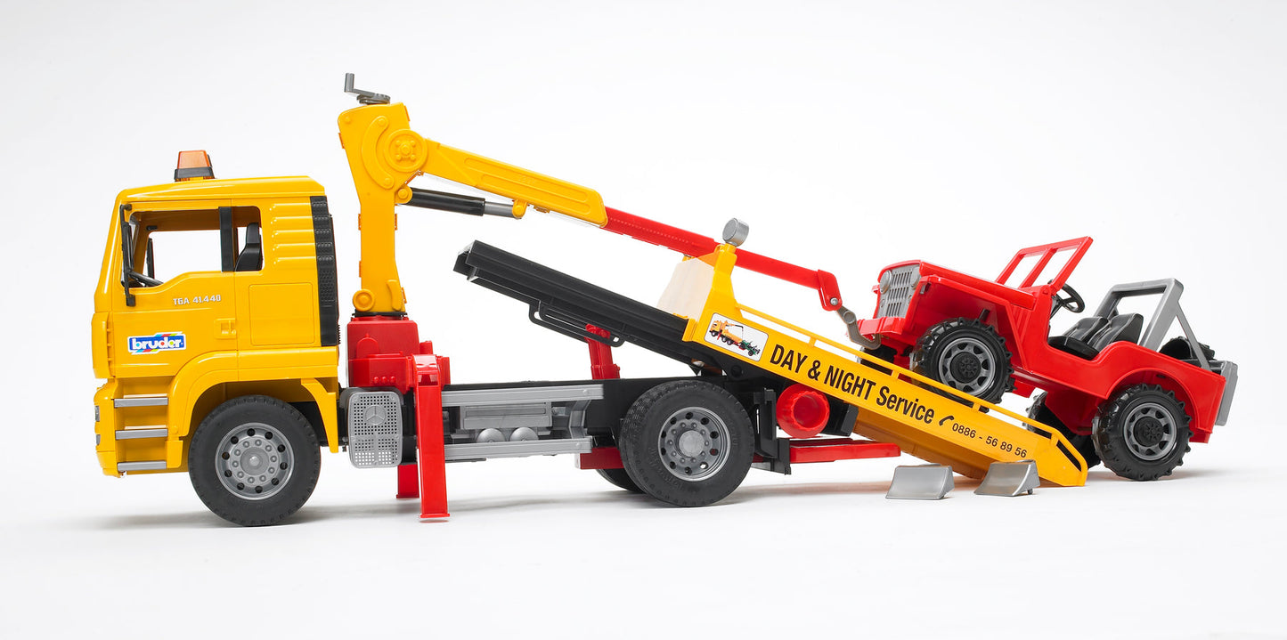 Tow Truck with Cross Country Vehicle