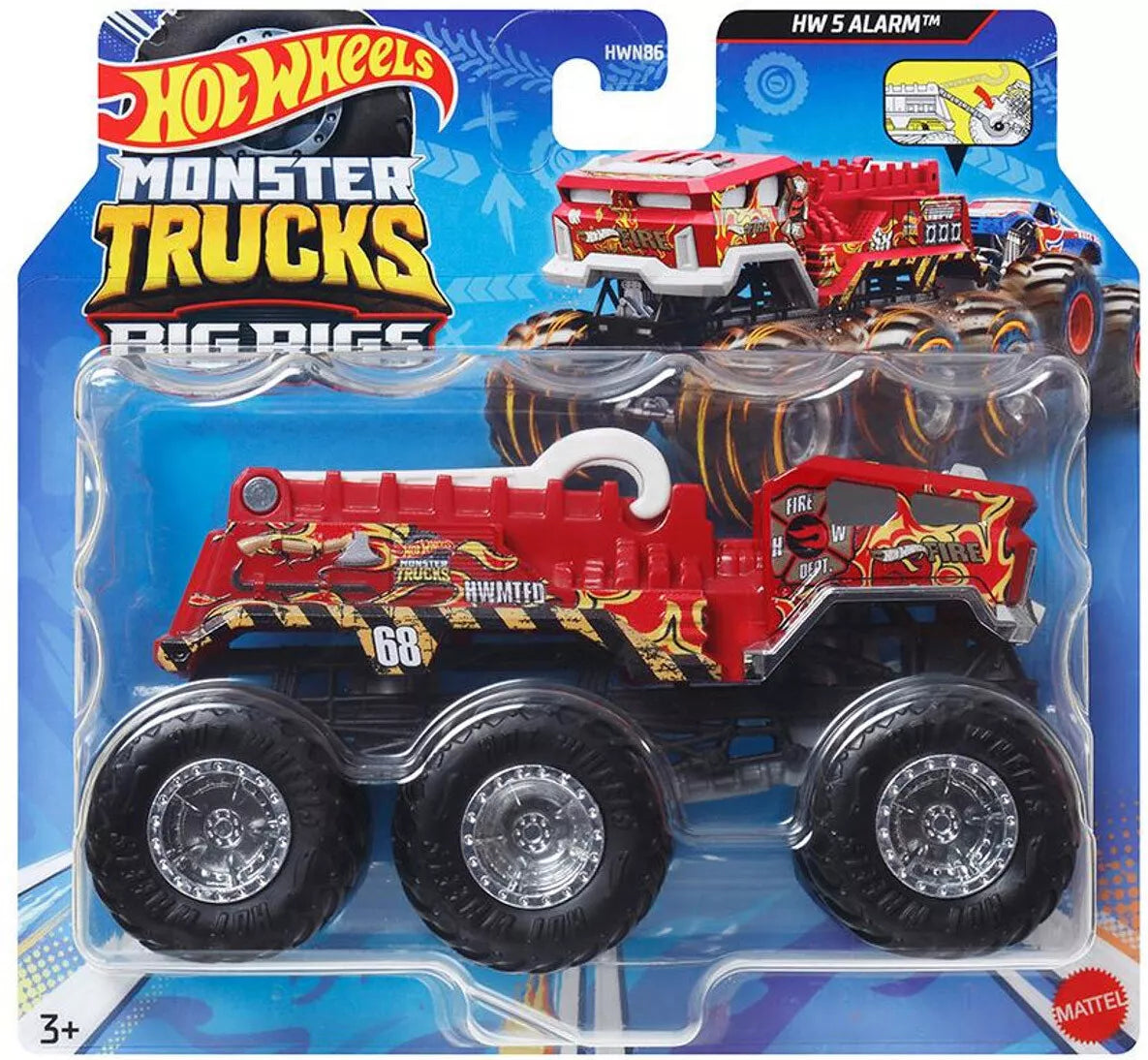 Mattel Hot Wheels Monster Trucks Big Rig