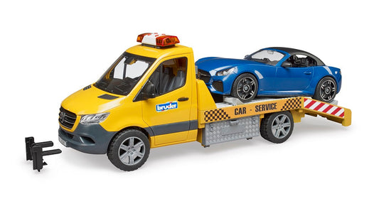 MB Sprinter Tow Truck w/ Bruder Roaster, Light & Sound Module