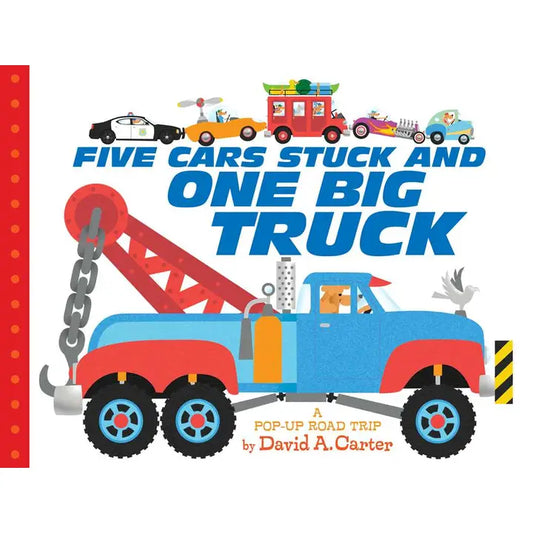 Five Cars Stuck And One Big Truck Kids Book