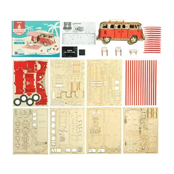 Wooden Puzzle: VW Van