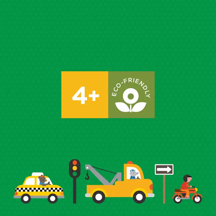 Vehicles Coloring Book with Stickers