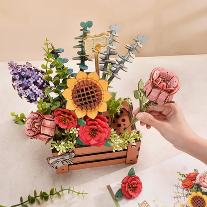 Wooden Puzzle: Bloom Box