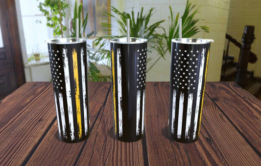 Yellow Line Tow Tumbler