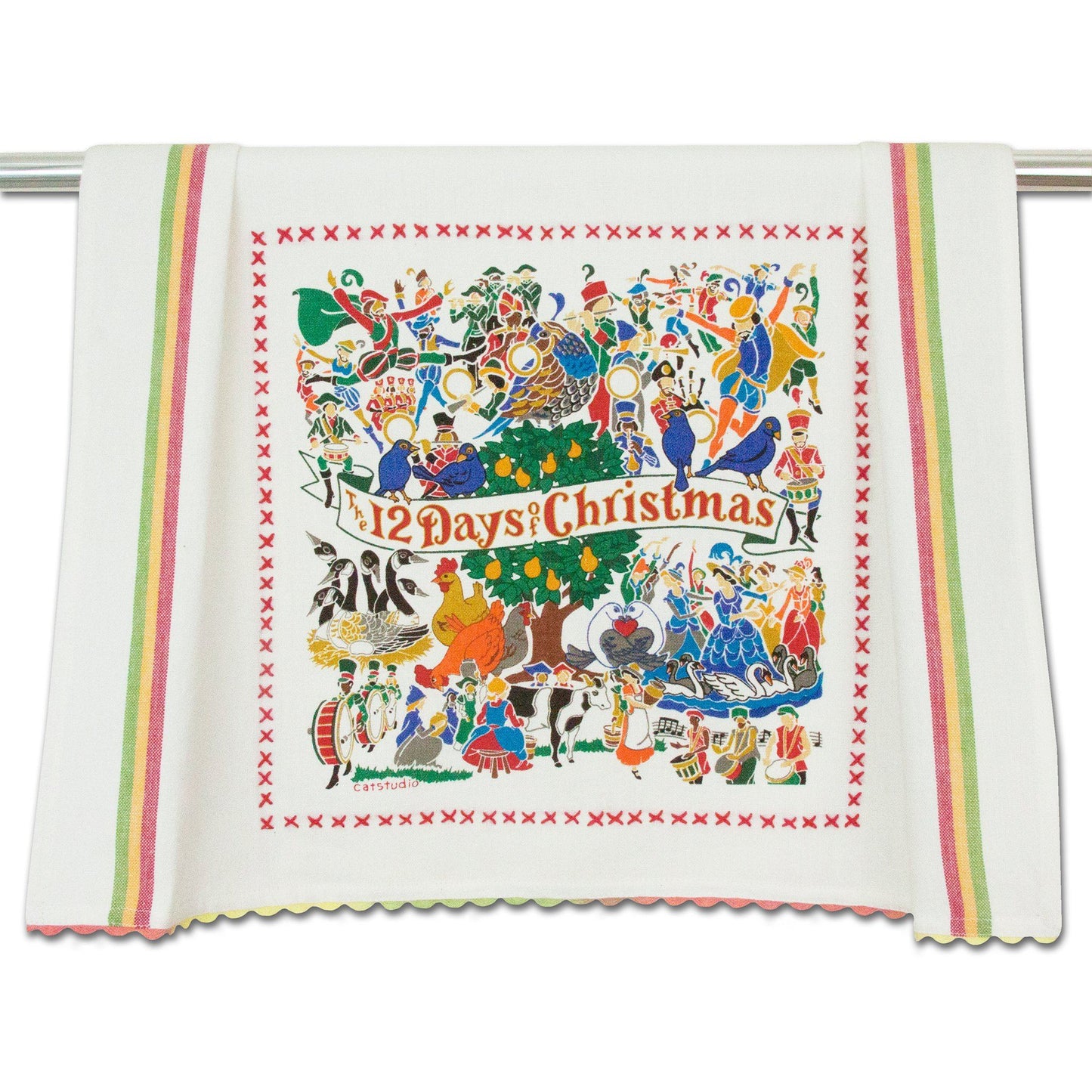 12 Days of Christmas Towel