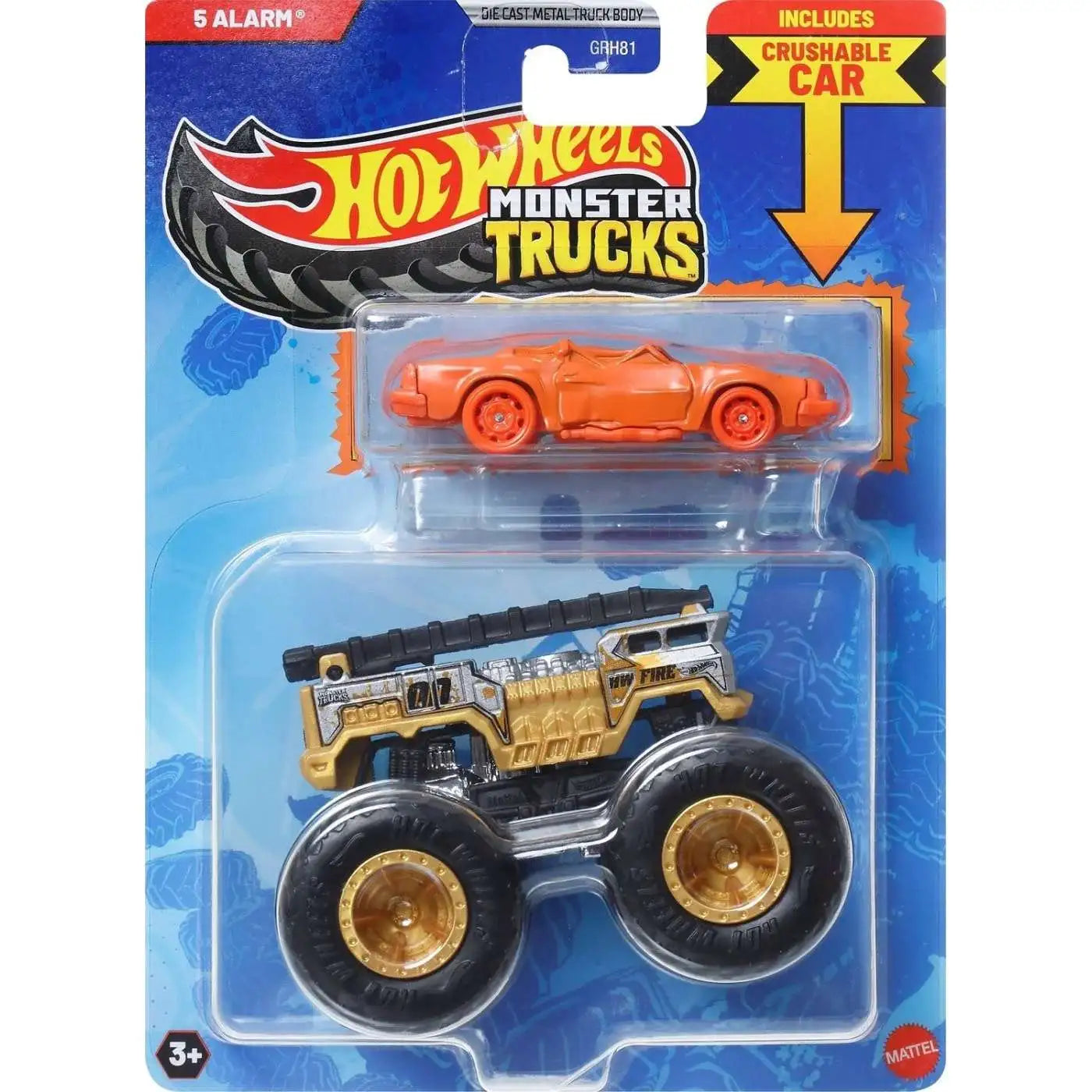 Hot Wheels Monster Trucks w/ Bonus Car