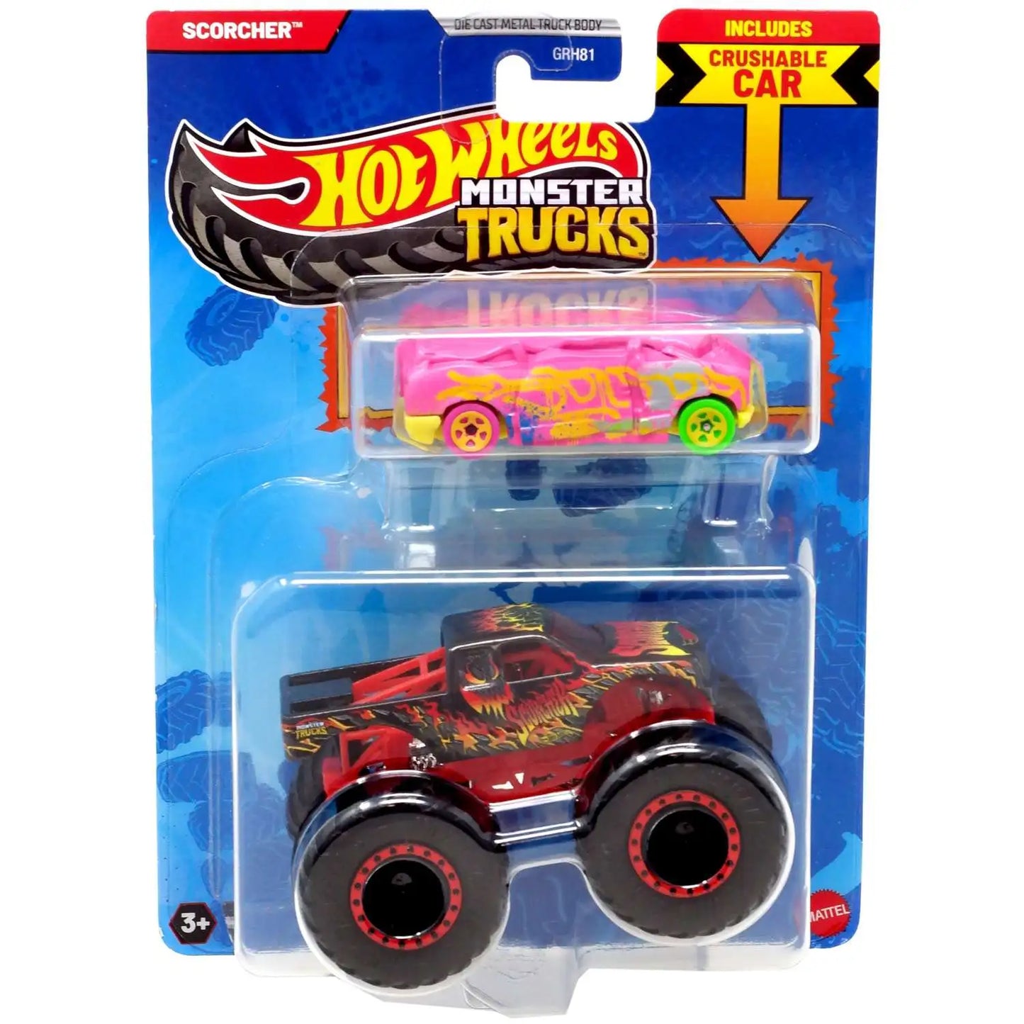 Hot Wheels Monster Trucks w/ Bonus Car