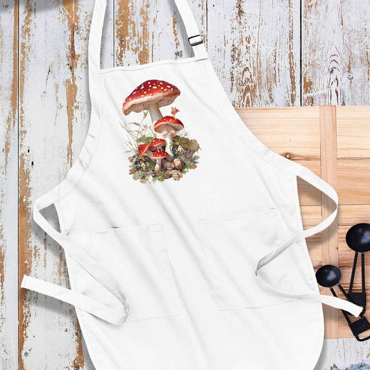 Apron, Mushrooms & Fairy