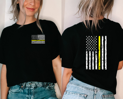 Tow Truck Yellow Line Tee
