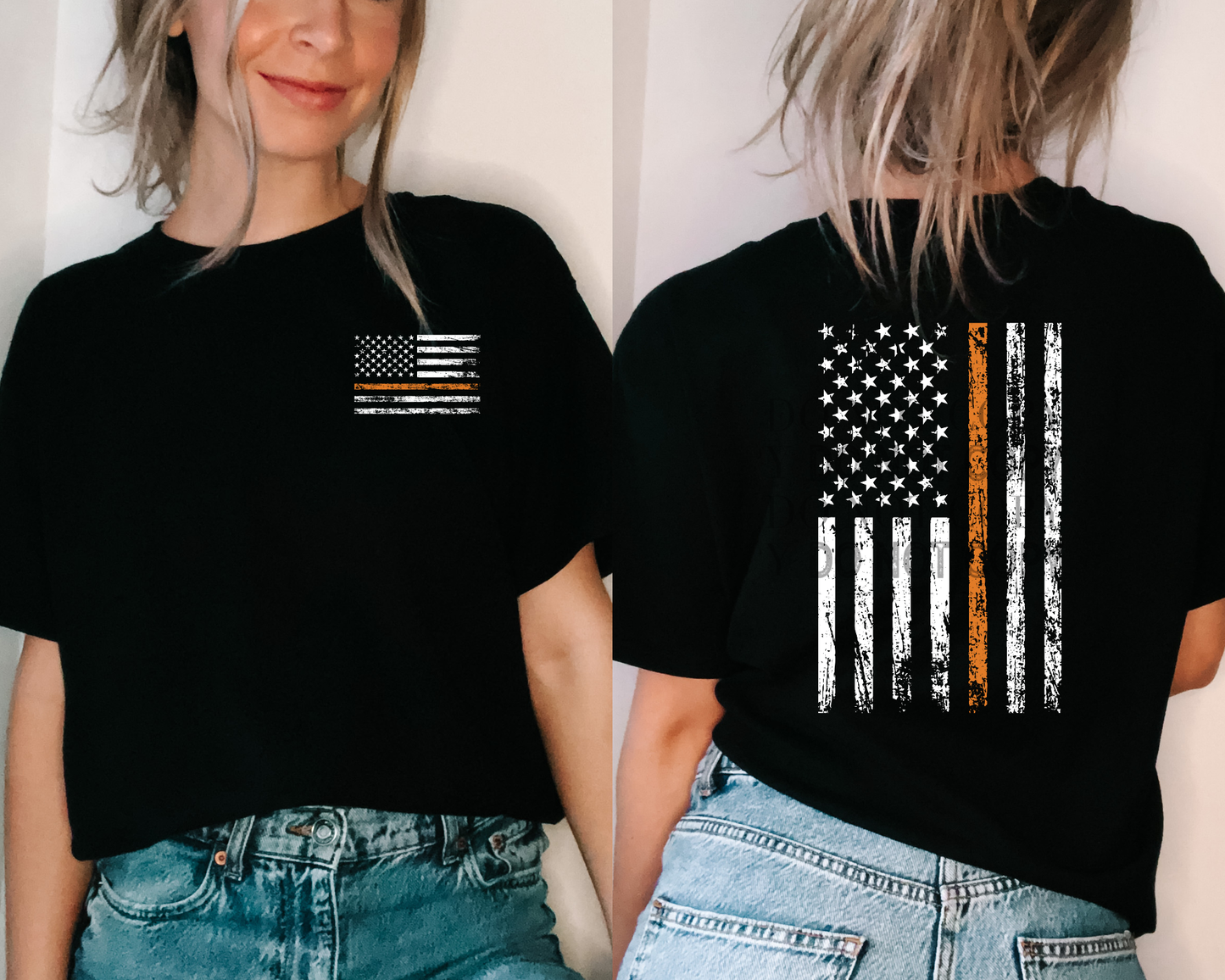 EMT/S&R Orange Line Tee