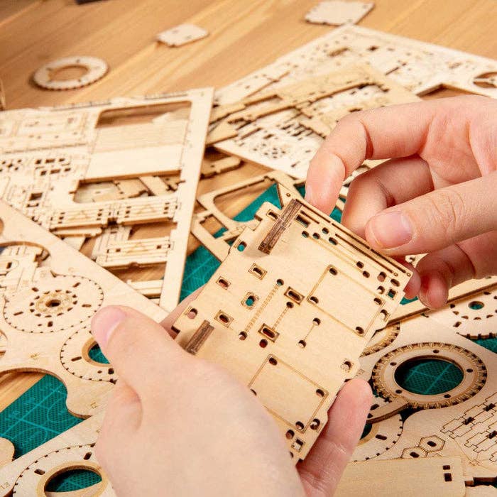 3D Laser Cut Wooden Puzzle: Truck