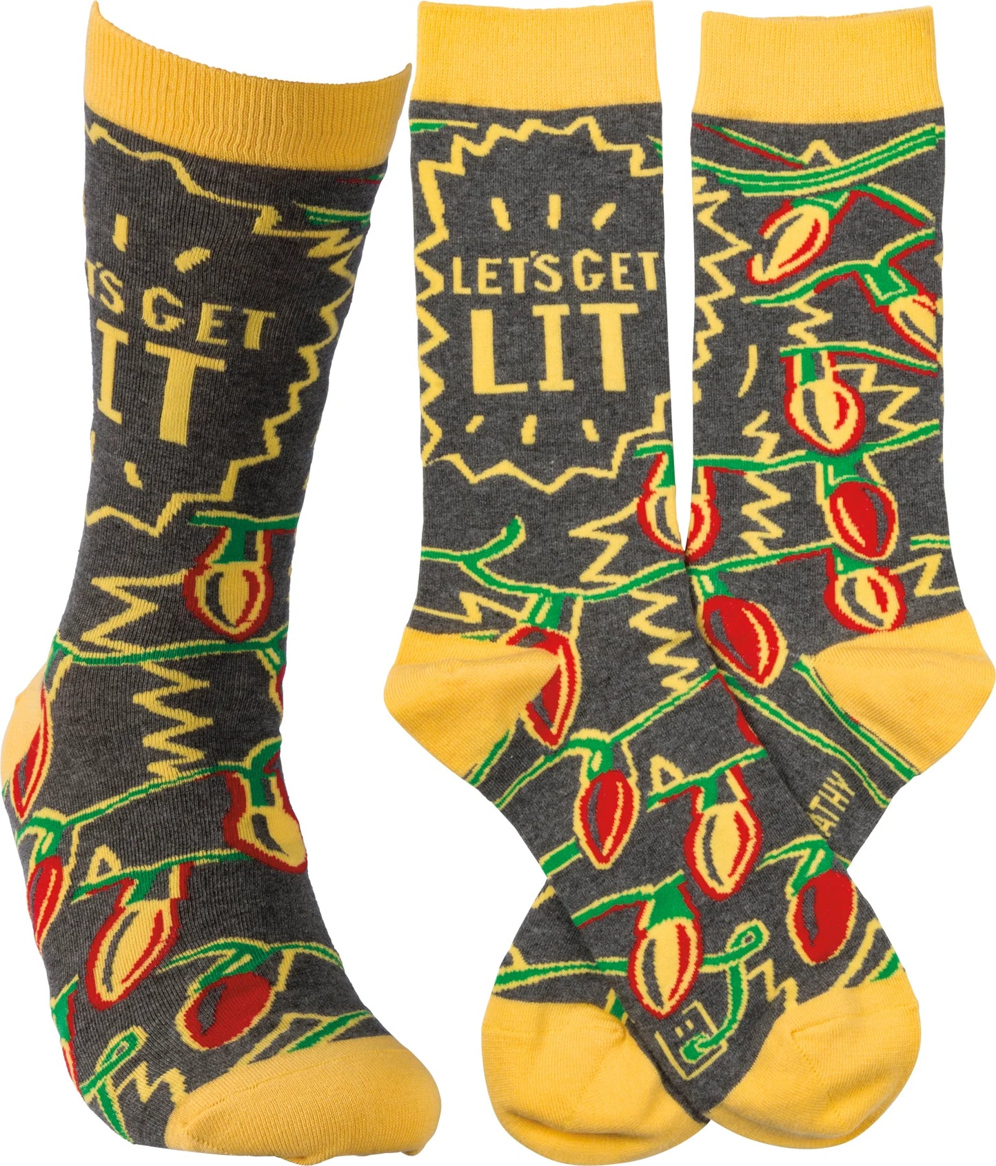 Let's Get Lit Socks