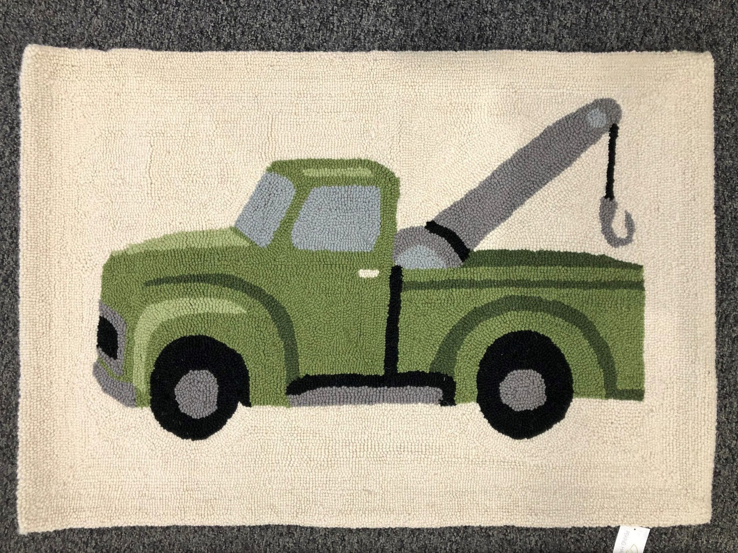 Hand Hooked Tow Truck Rugs