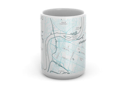 Chattanooga Map Mug