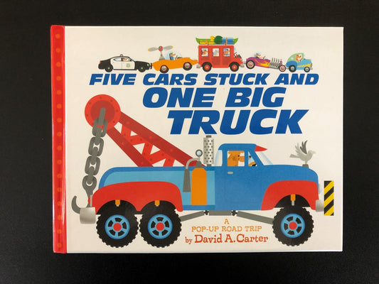 Five Cars Stuck And One Big Truck Kids Book