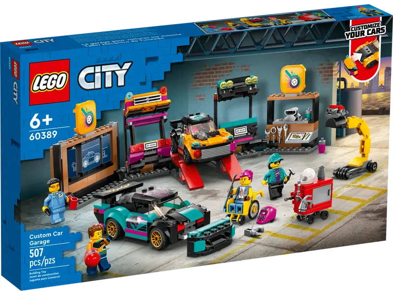 LEGO Custom Car Garage