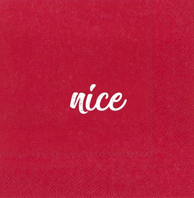 Naughty & Nice Napkins