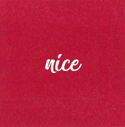 Naughty & Nice Napkins