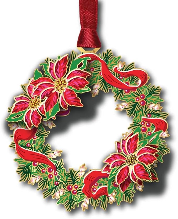 Poinsettia Wreath