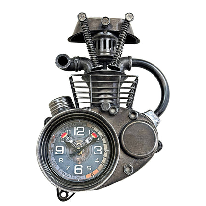 Motorcycle Engine Wall Clock