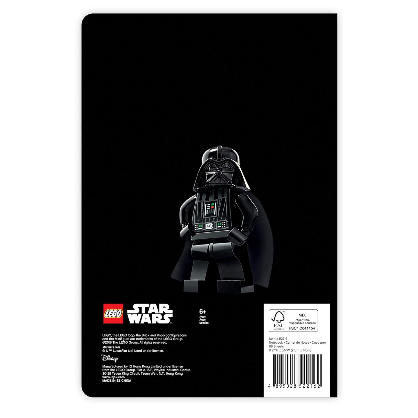 LEGO Darth Vader Notebook