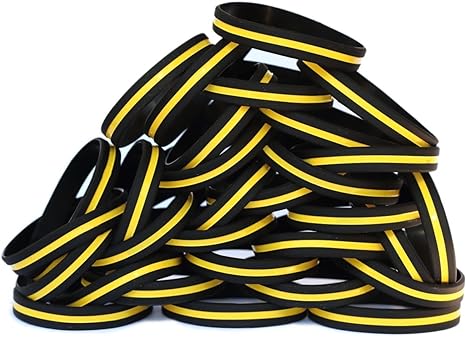 Thin Yellow Line Wristband