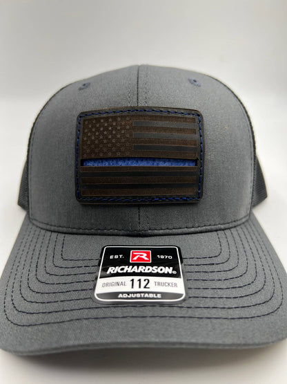 Thin Blue Line Patch Hat