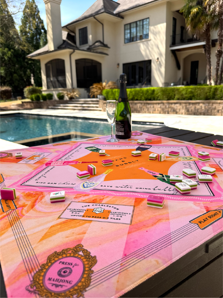 Bams & Bubbly Mahjong Mat