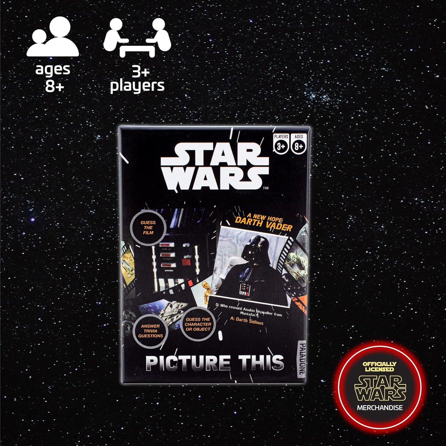 Star Wars Picture This Trivia Card Game