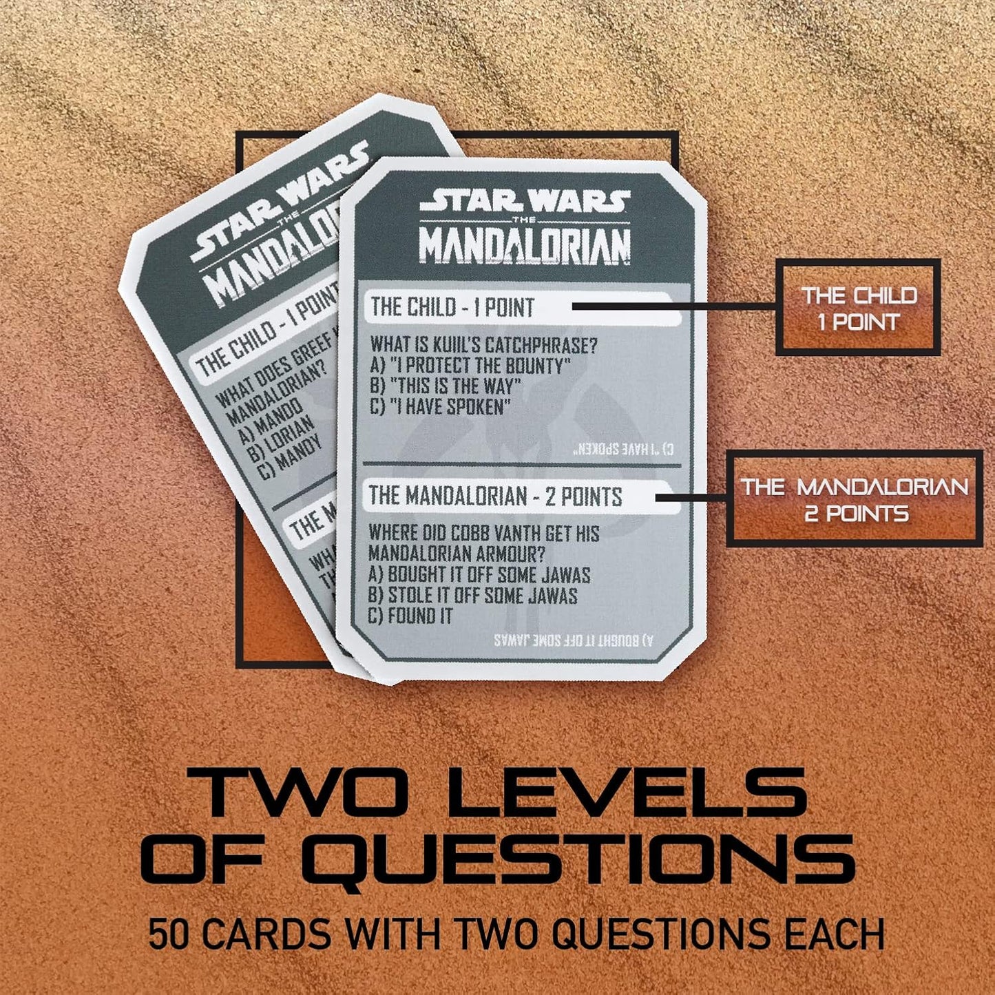 Mandalorian Trivia Quiz Card Game