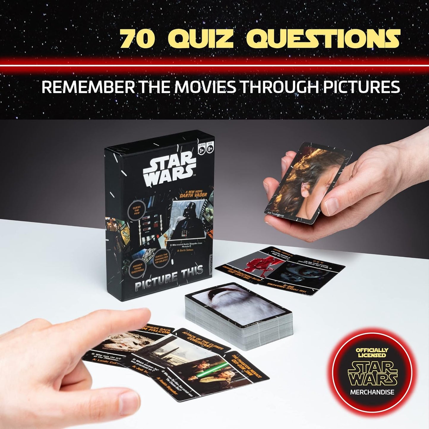 Star Wars Picture This Trivia Card Game
