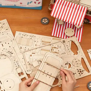 Wooden Puzzle: VW Van