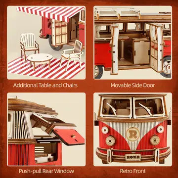 Wooden Puzzle: VW Van